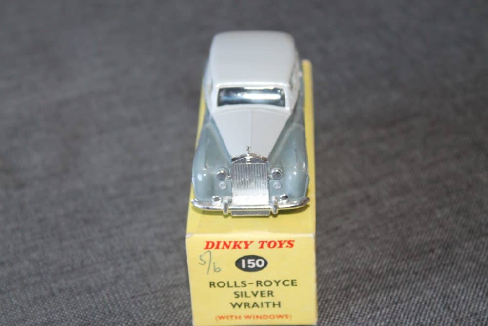 rolls-royce-silver-wraith-two-tone-grey-dinky-toys-150-front