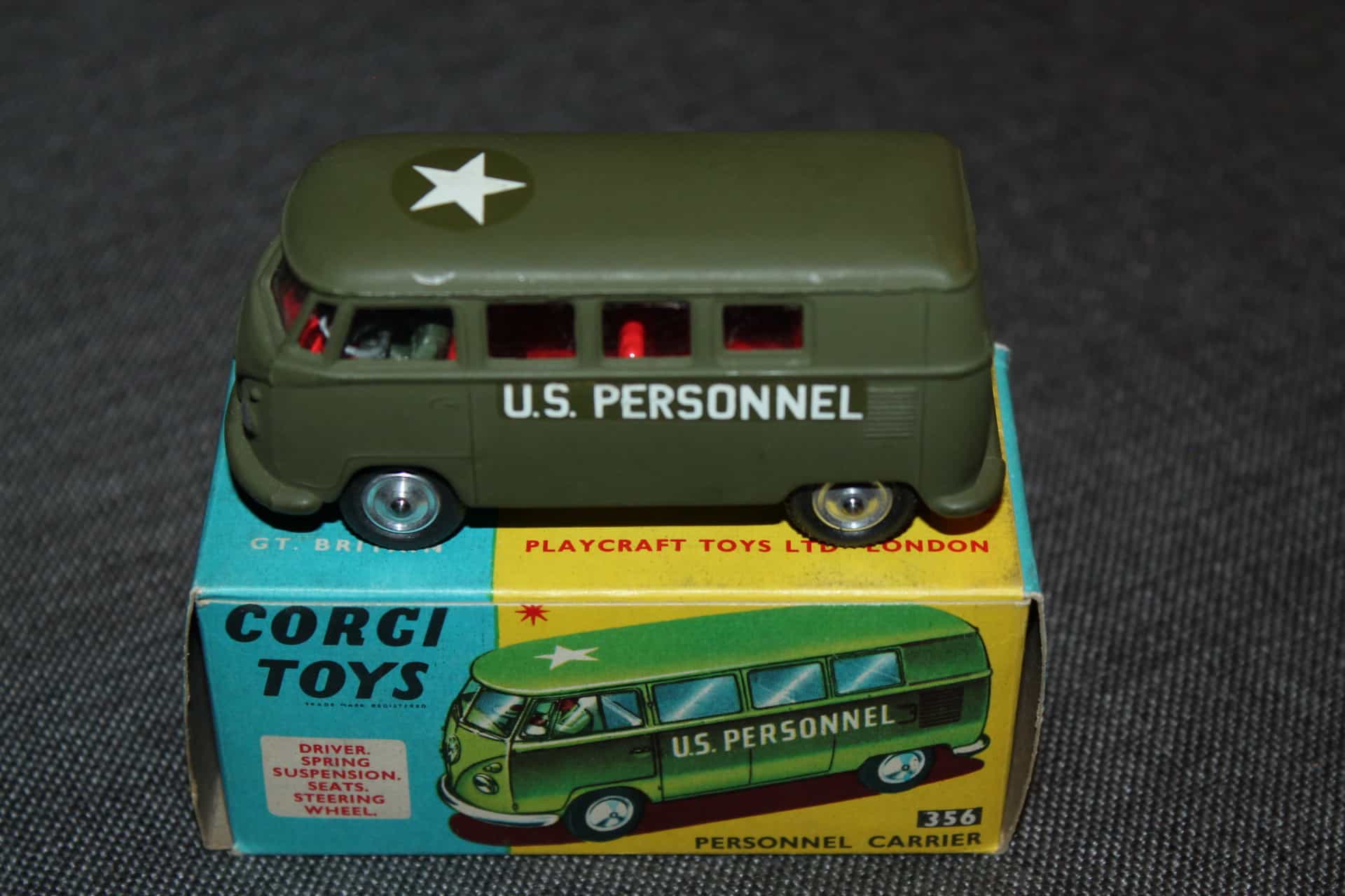 Toys 356 US Army Personnel Carrier Diecast
