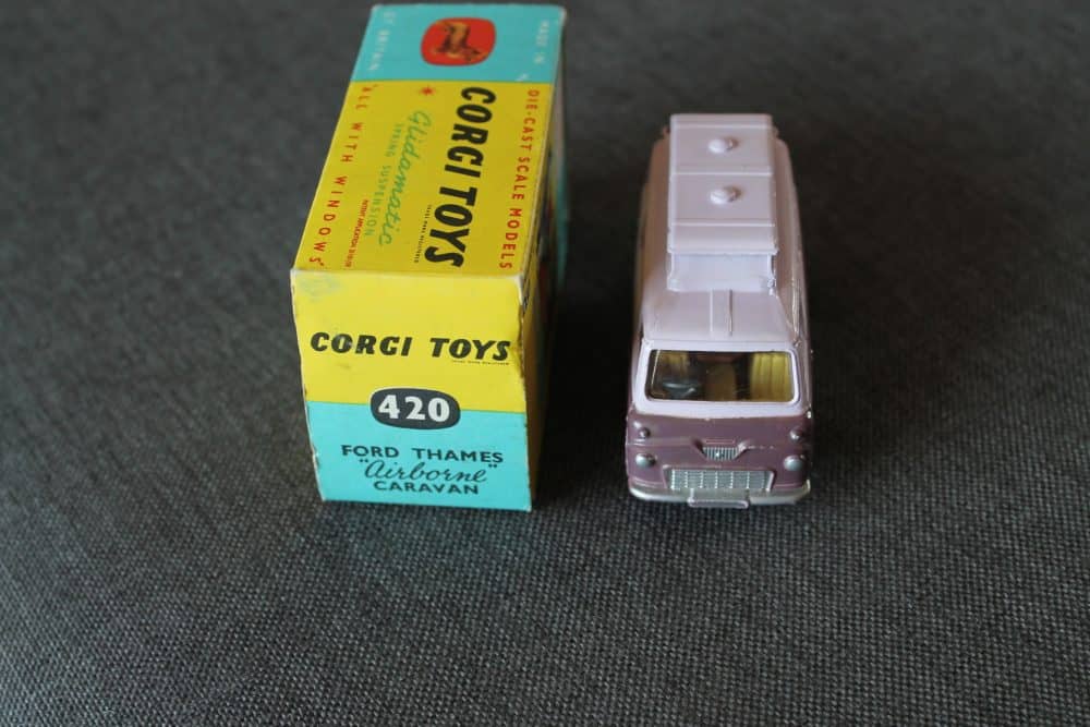 ford-thames-airborne-caravan-lilac-corgi-toys-420-front