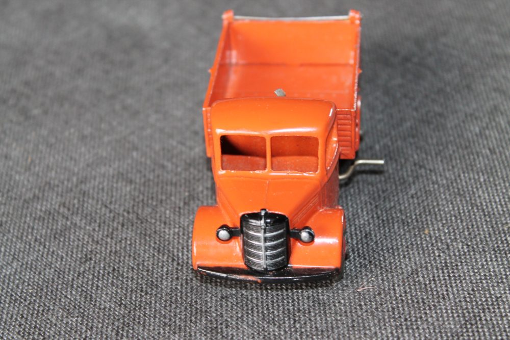 bedford-end-tipper-orange-and-rare-red-wheels-dinky-toys-25m-front