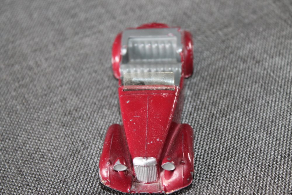 alvis-tourer-reddish-maroon-red-wheels-dinky-toys-38d-front