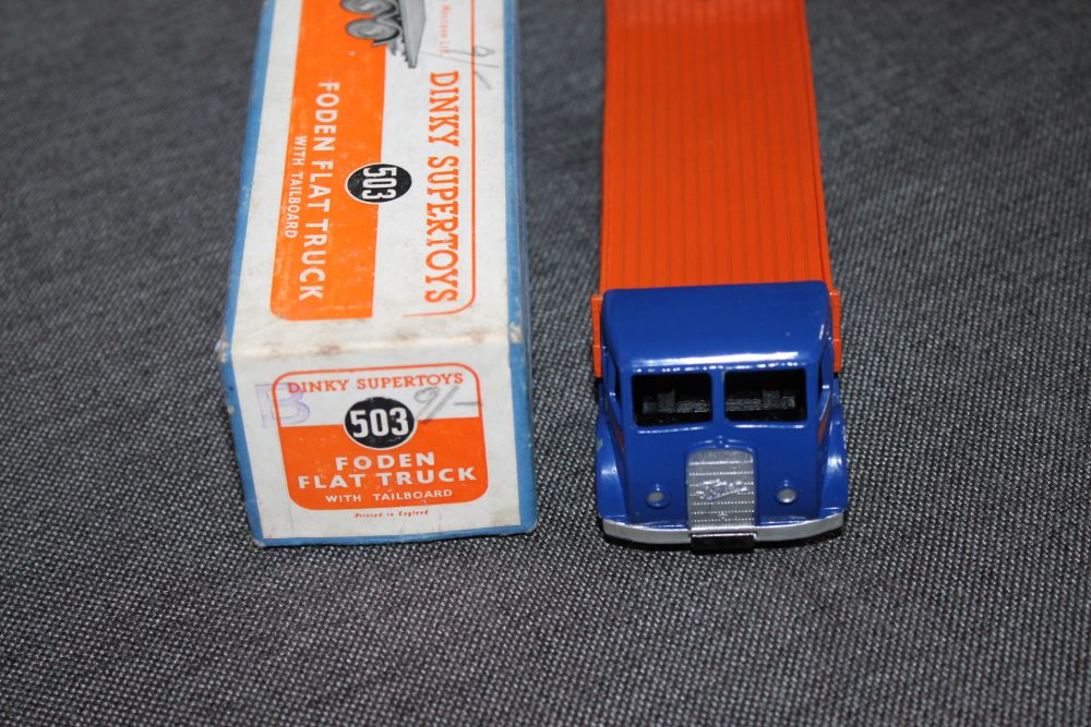 foden-1st-cab-tailboard-violet-blue-and-orange-dinky-toys-503-front