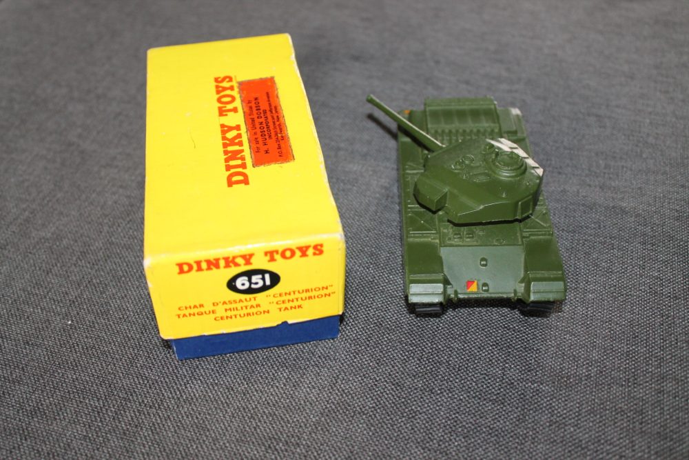 centurian-tank-semi-gloss-green-dinky-toys-651-back