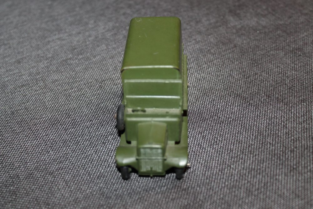 six-wheel-covered-wagon-drab-green-dinky-toys-151b-front