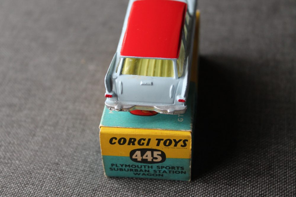 plymouth suburban station wagon corgi toys 445-back