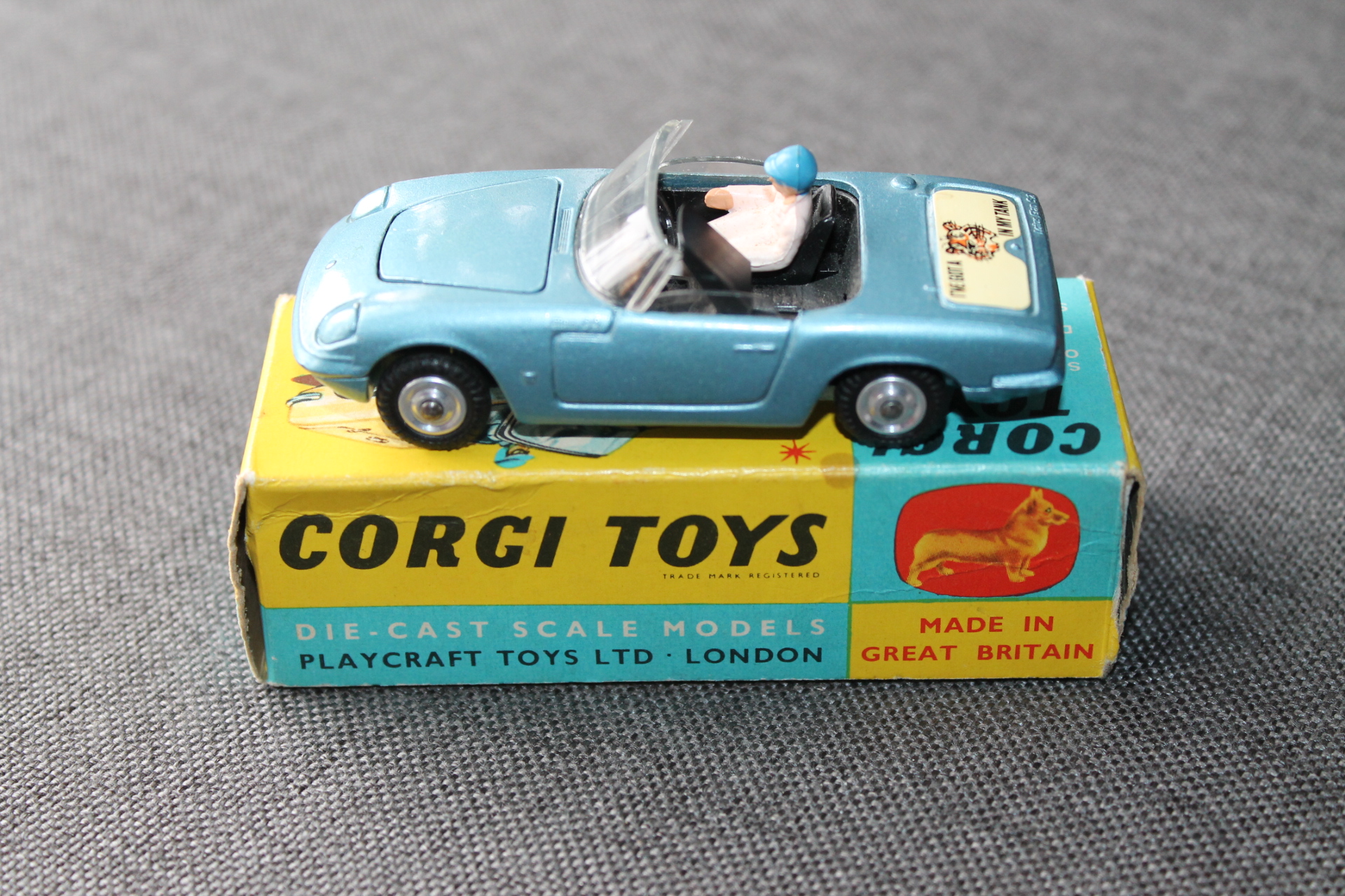 Miniature CORGI TOYS Lotus Elan S2 no 318 1/43 années 60 - Collection