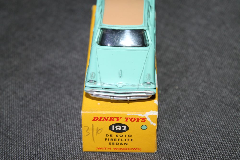 de soto fireflite turquiose dinky toys 192 front