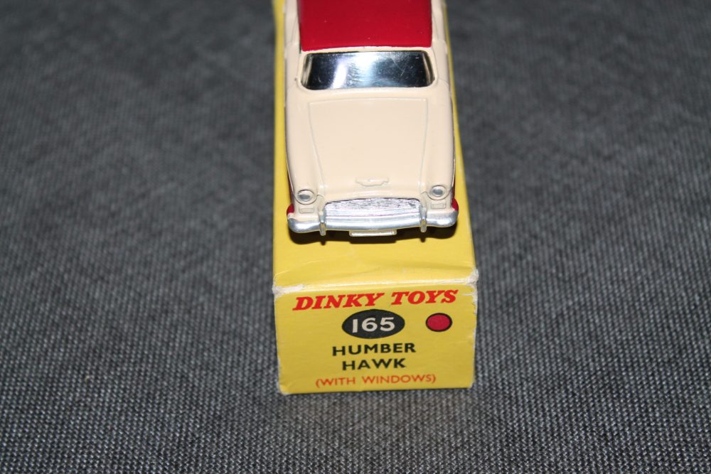 humber hawk burgundy scarce version dinky toys 165 front