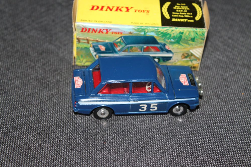 hillman imp rally car dinky toys 214 side