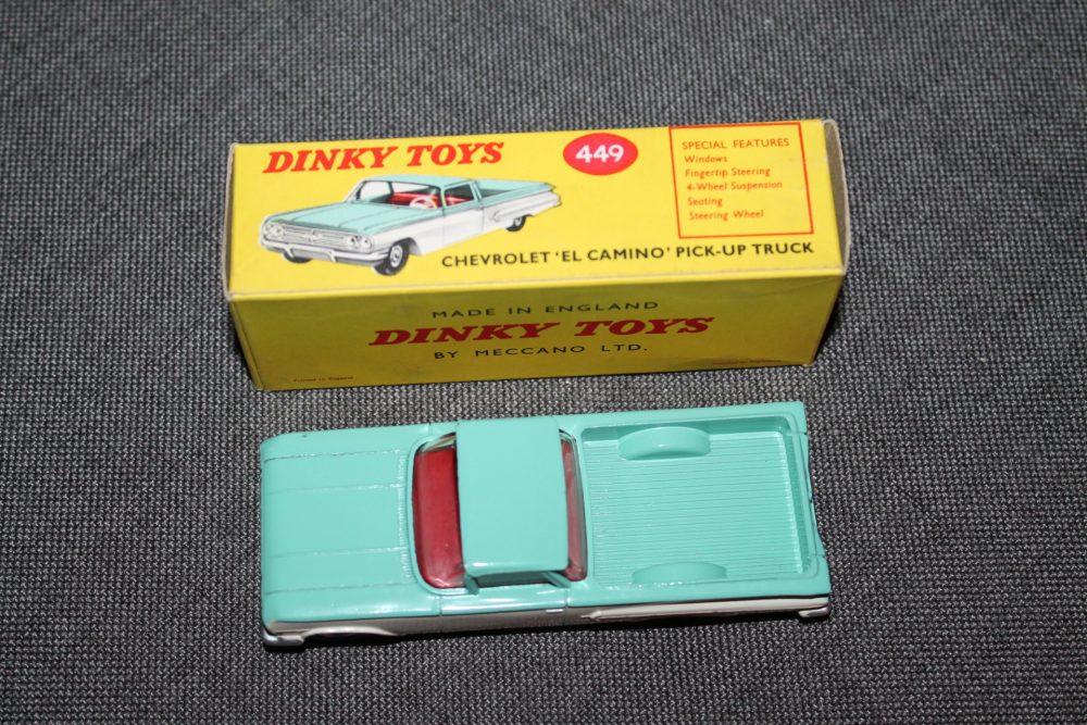 chevrolet el camino pick up dinky toys 449 top