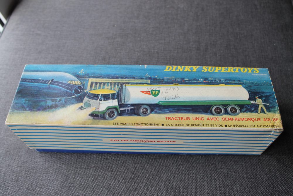 unic articulated petrol tanker bp french dinky toys 887