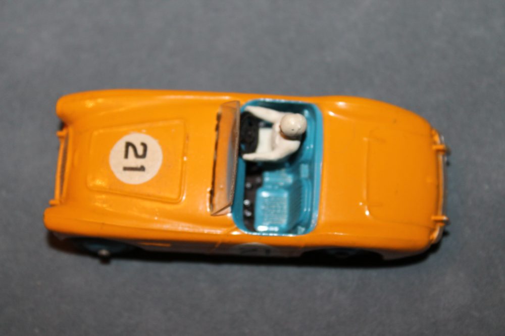 austin healey competition orange dinky toys 109 top