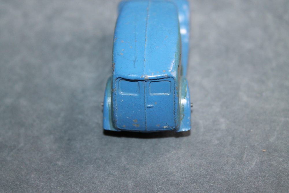 rare type 2 delivery van oxo blue dinky toys pre war 28d back