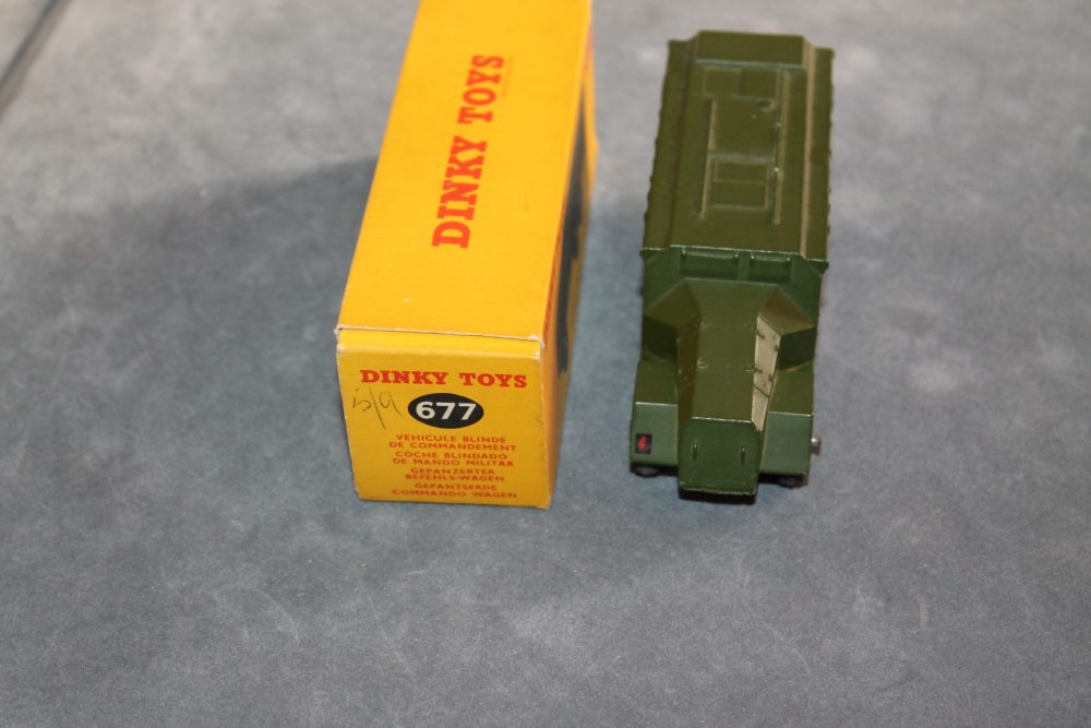 armoured command vehicle dinky toys 677 front