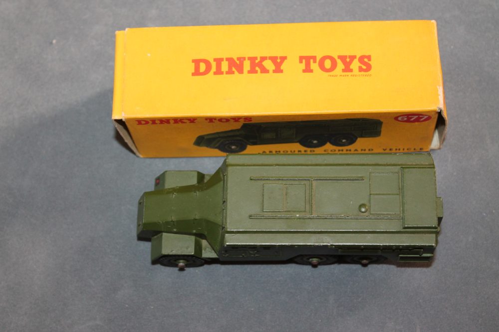 armoured command vehicle dinky toys 677 top