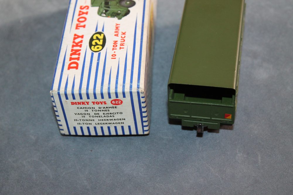 10 ton army truck dinky toys 622 back