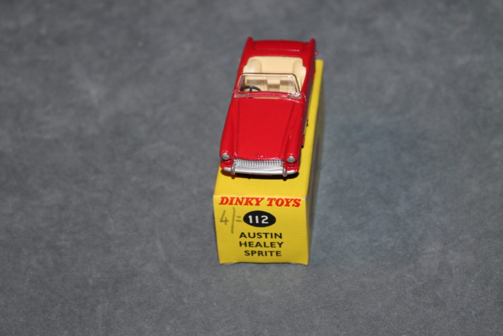 austin healey sprite dinky toys 112 front