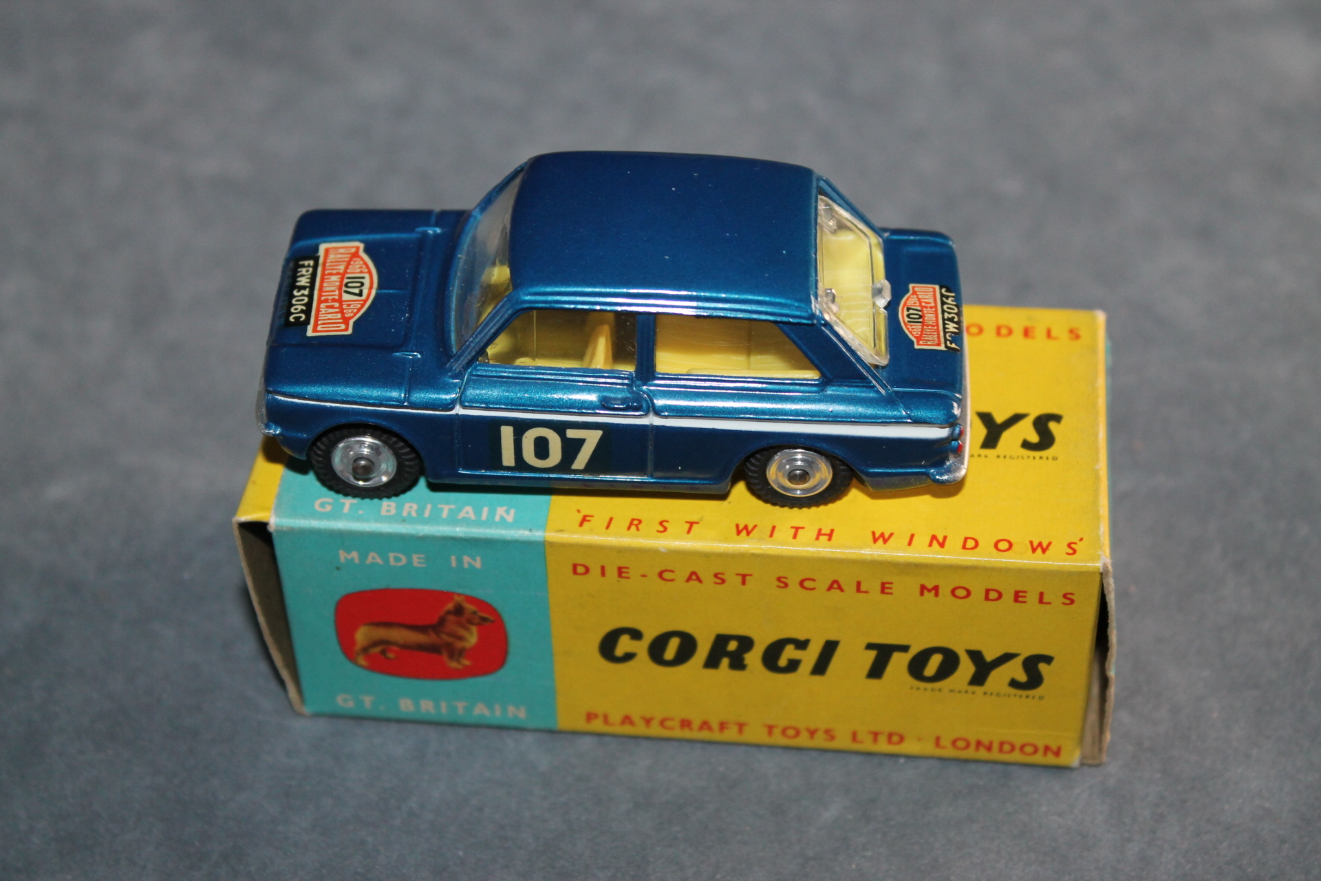 Corgi Toys 328 Hillman Imp Monte Carlo - Diecast