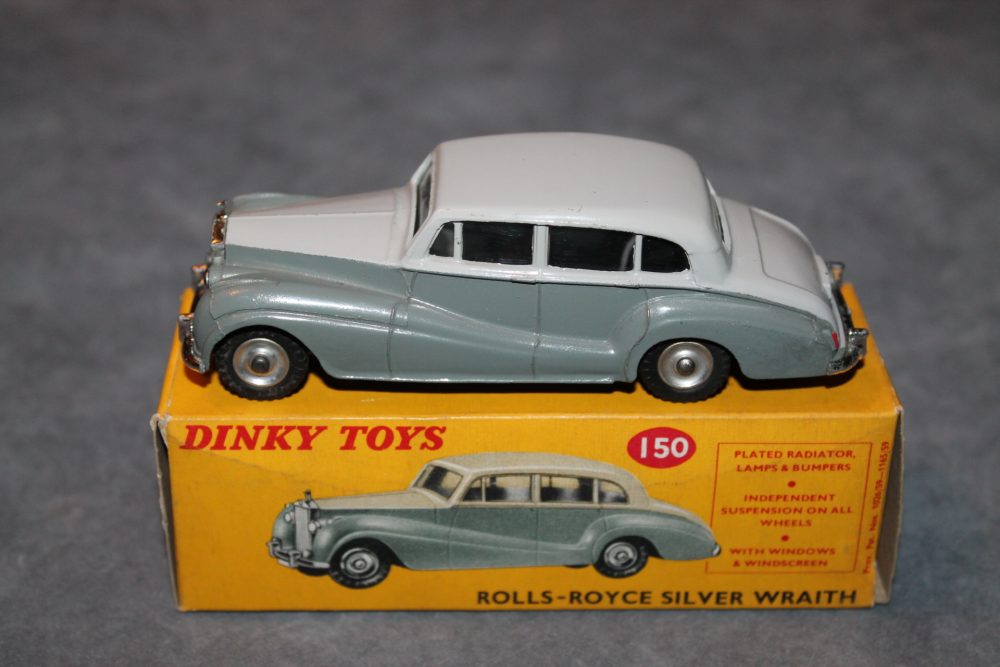 rolls royce silver cloud grey dinky toys 150