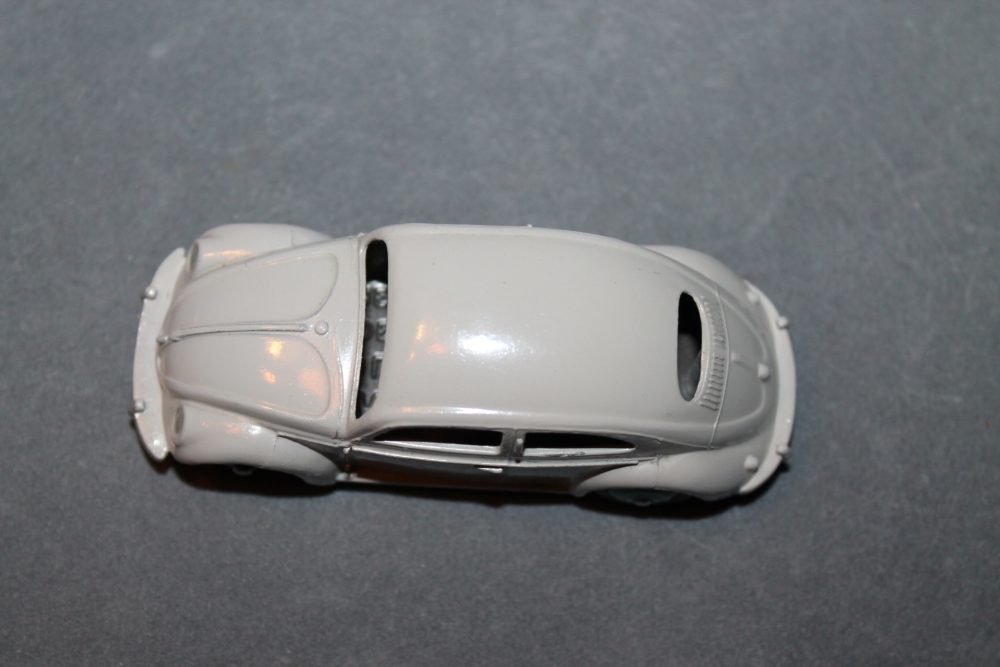 volkswagen beetle grey dinky toys 181 top