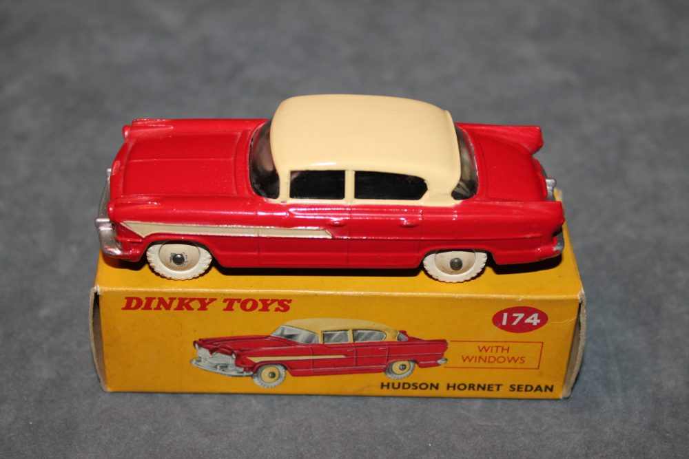 hudson hornet red dinky toys 174
