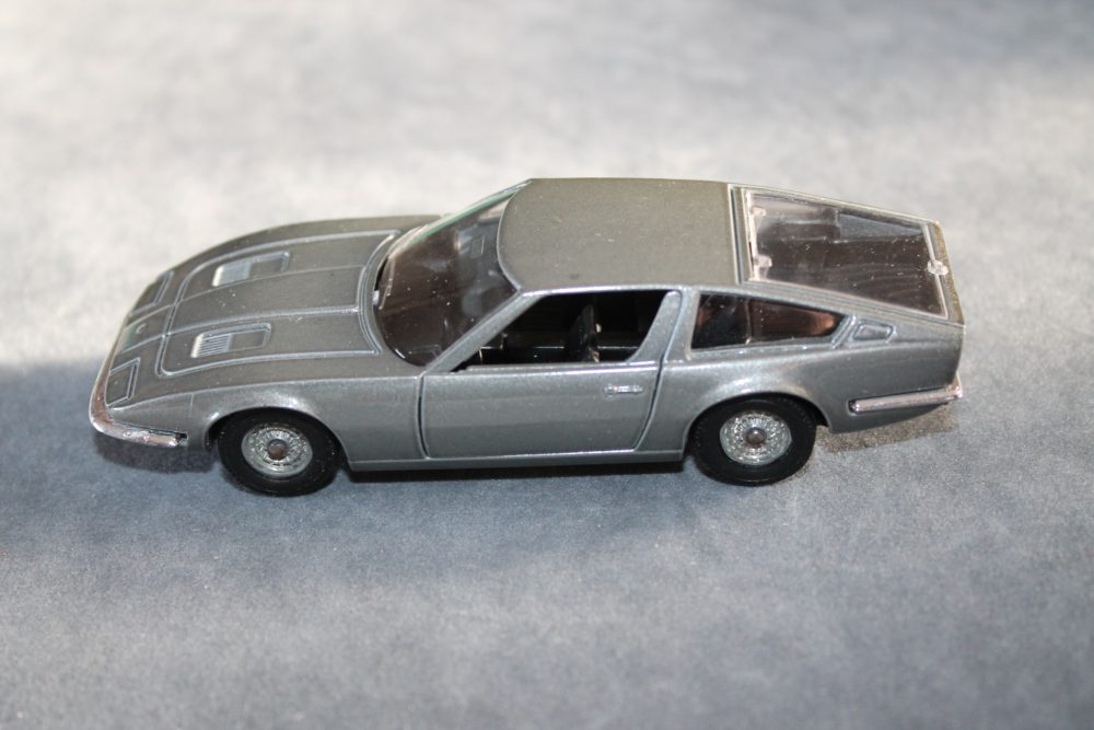 maserati indy silver solido toys 185 left side