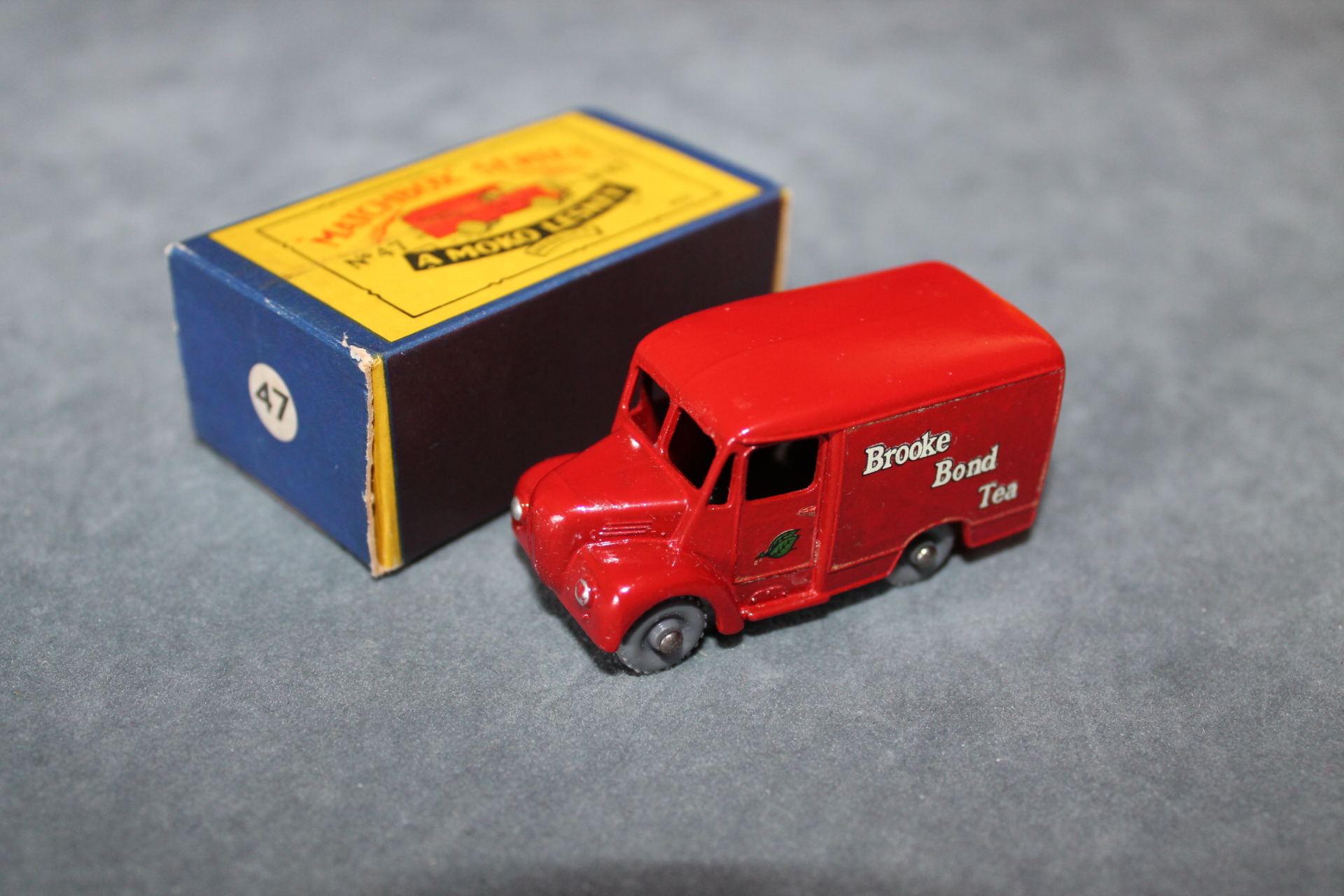 Scatola Riproduzione Matchbox Lesney No.47a Trojan Van 1 Tonnellata Anno 1956 - Foto 2