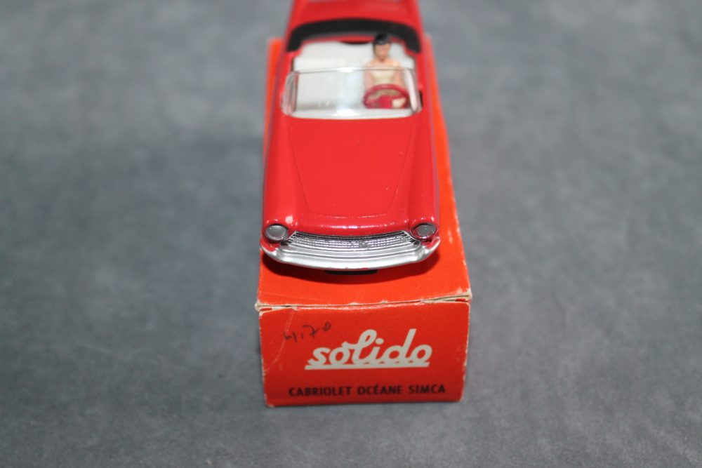oceane simca cabriolet red solido toys 110 front