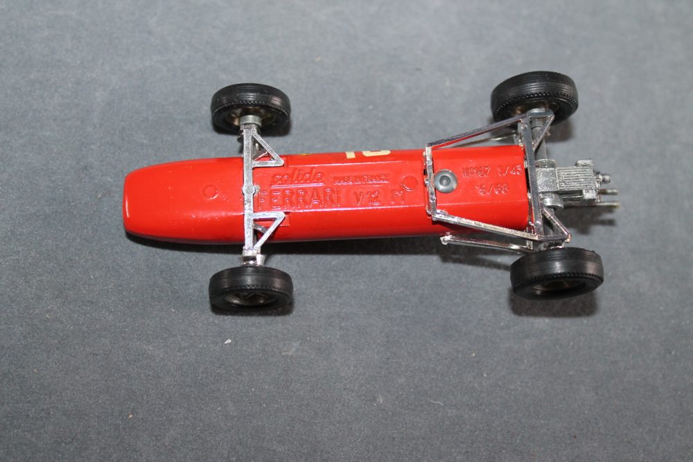 ferrari f1 racing car red solido toys 167 base