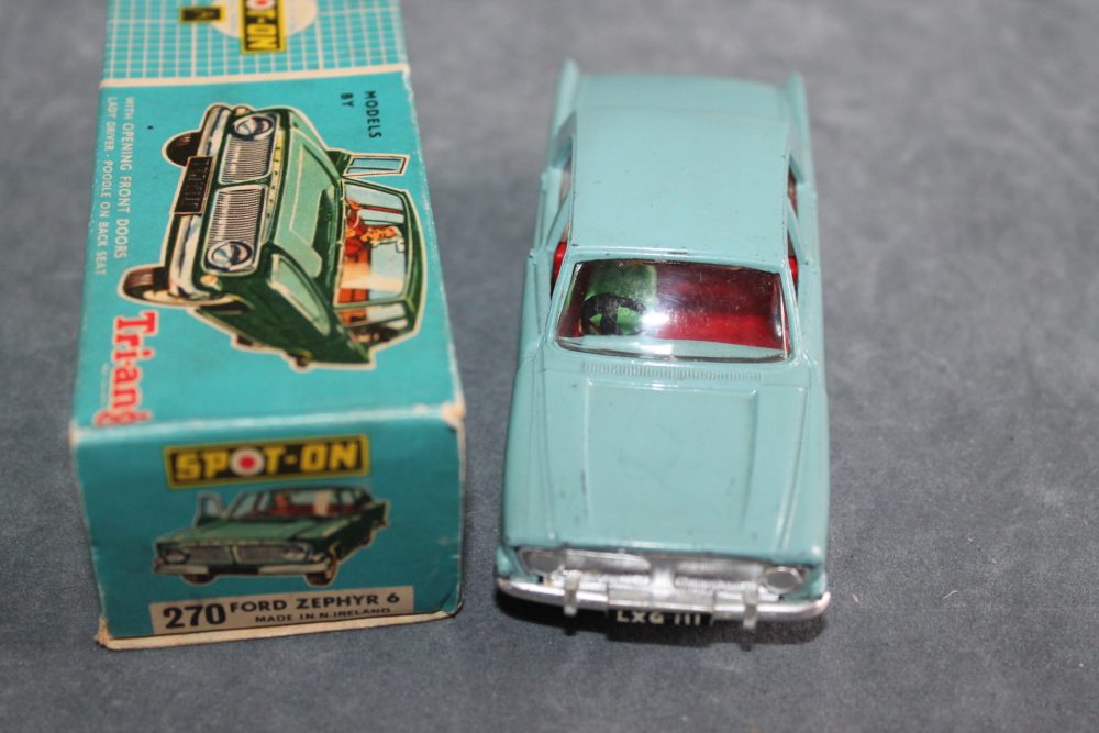 ford zephyr 6 greyish blue spot on toys 270 front