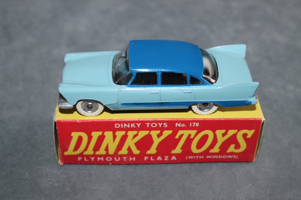 plymouth plaza blue dinky toys 178