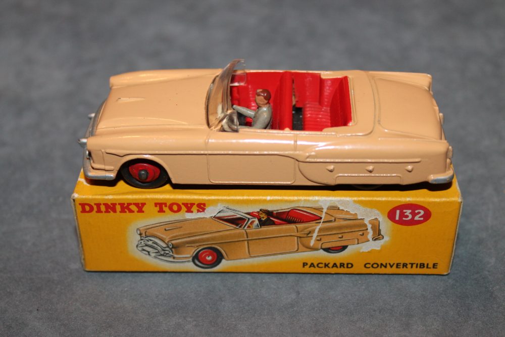 packard convertible tan dinky toys 132