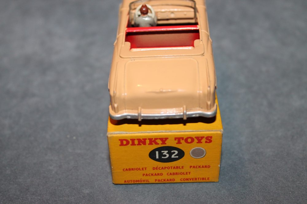 packard convertible tan dinky toys 132-back