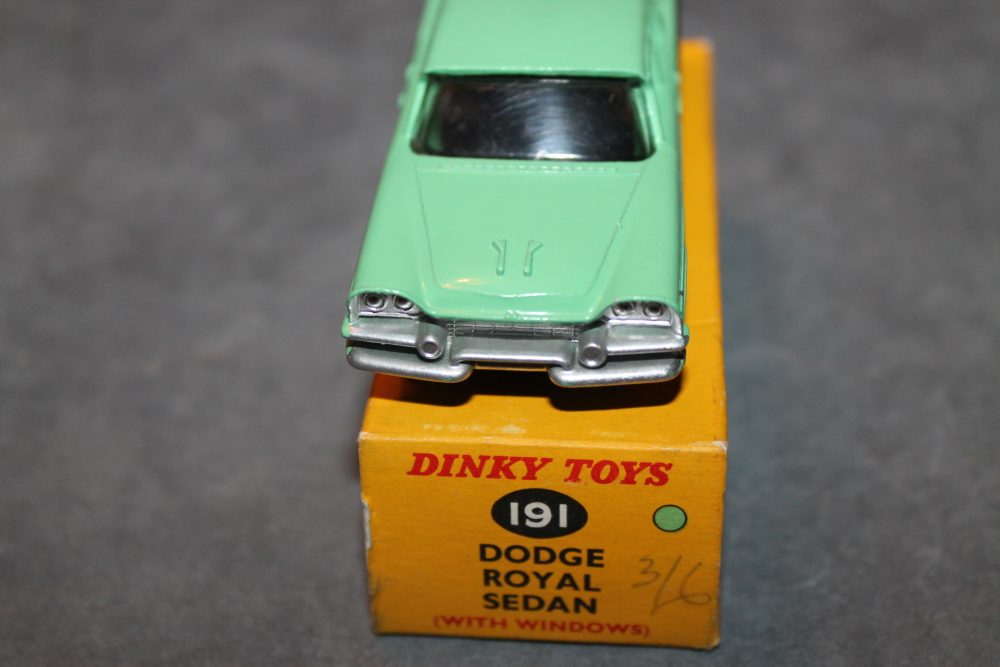 dodge royal green dinky toys 191 front
