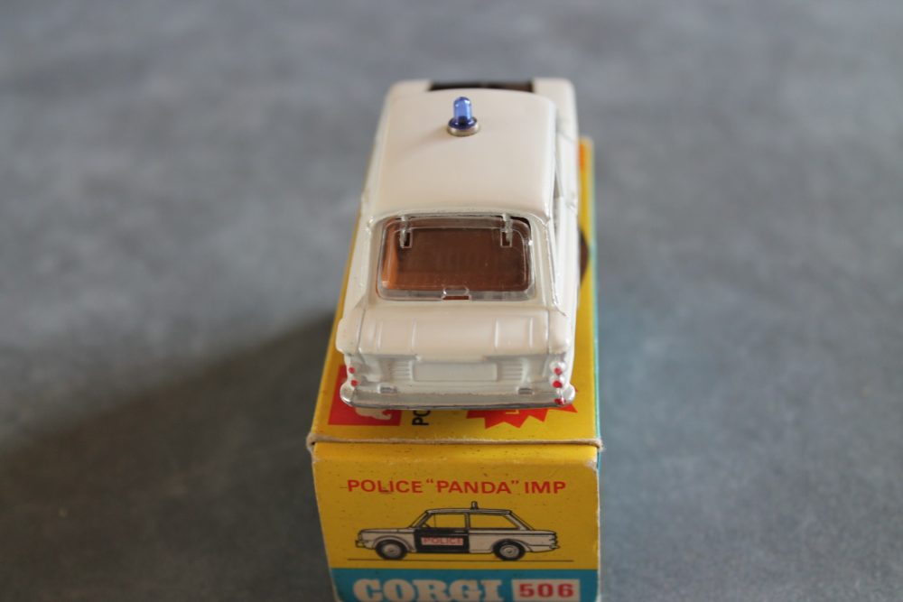 police panda car white and black corgi toys 506 back