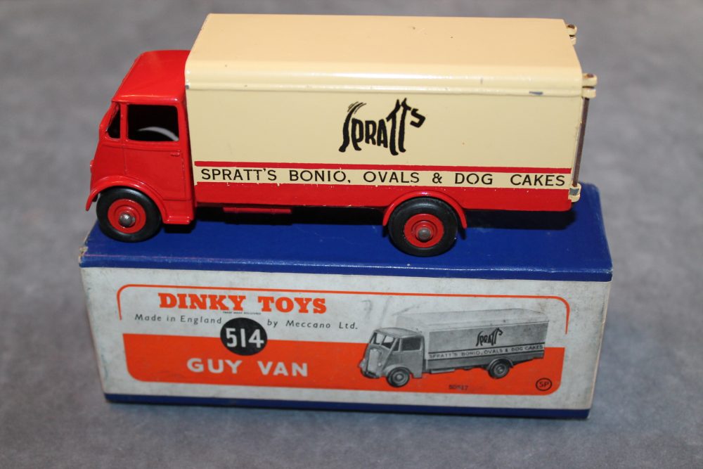 guy spratts advertising van dinky toys 514