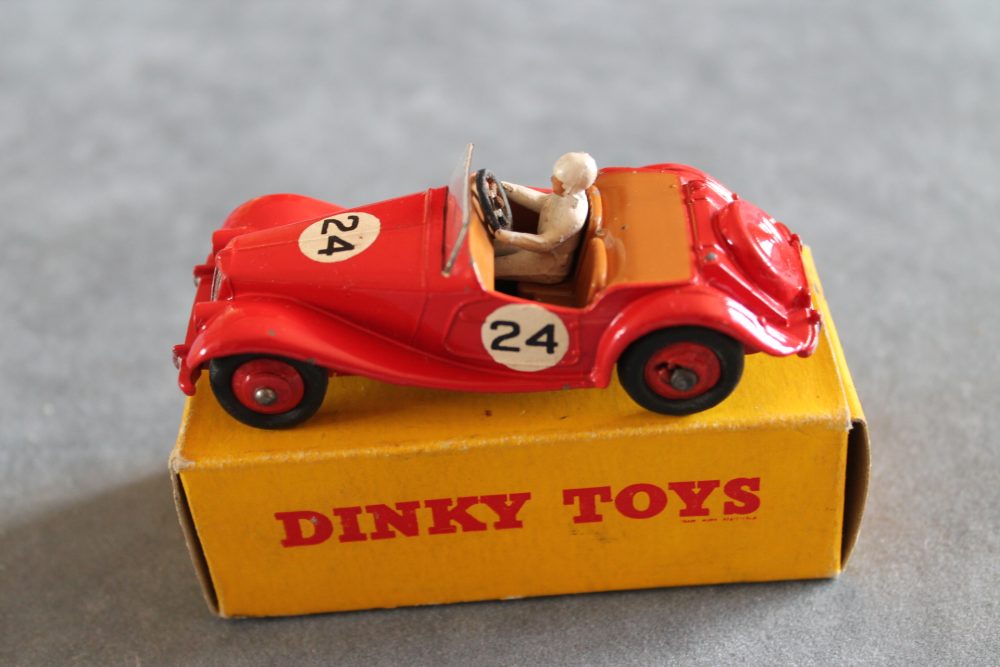 mg midget competition red dinky toys 108