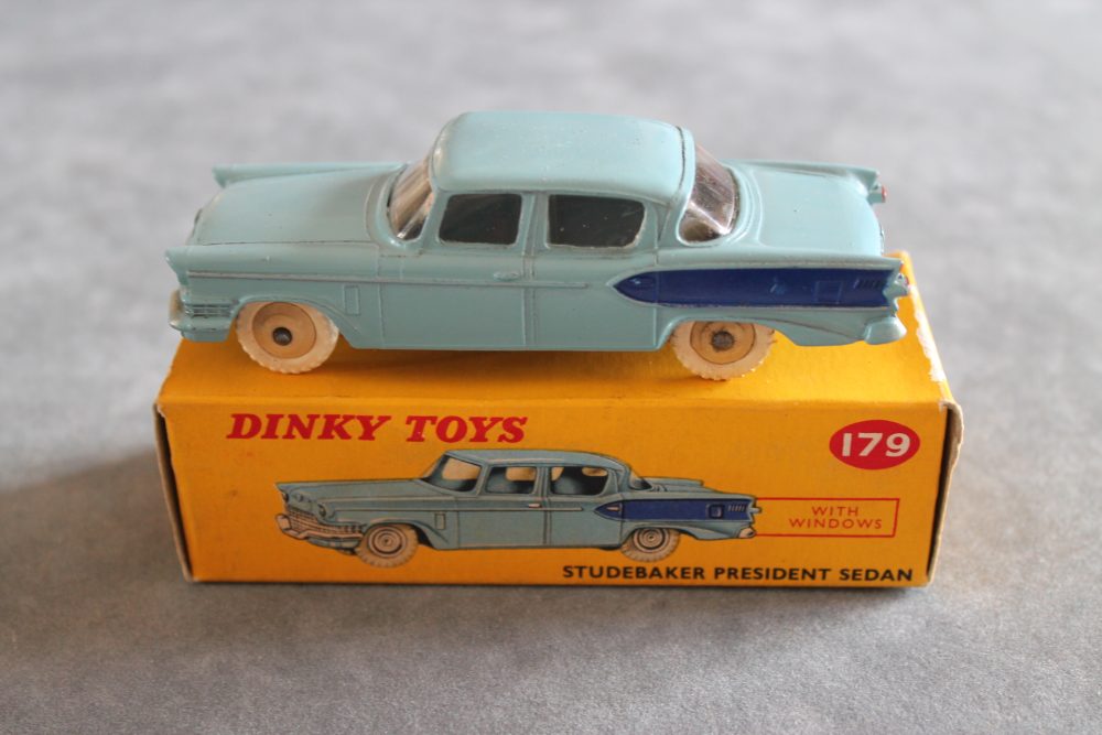 studebaker president blue dinky toys 179