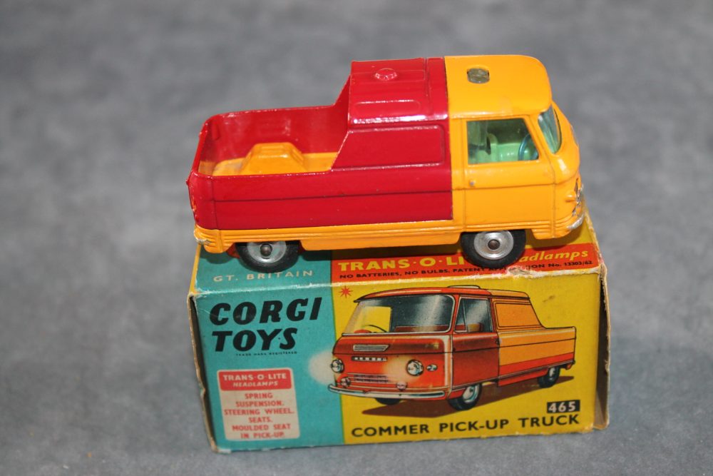 commer pick up truck corgi toys 465 side