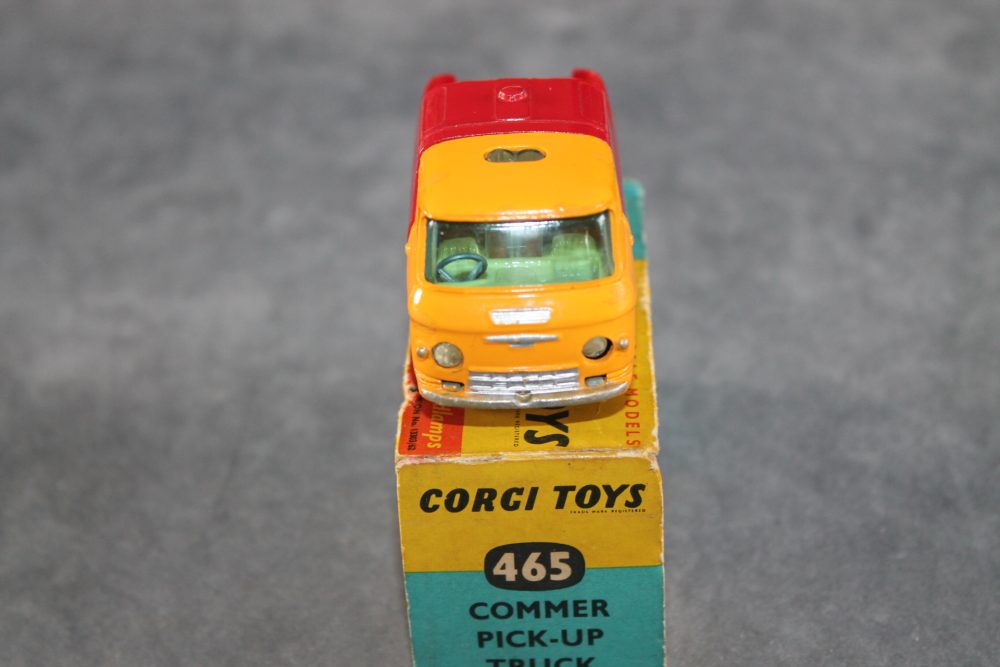 commer pick up truck corgi toys 465 front
