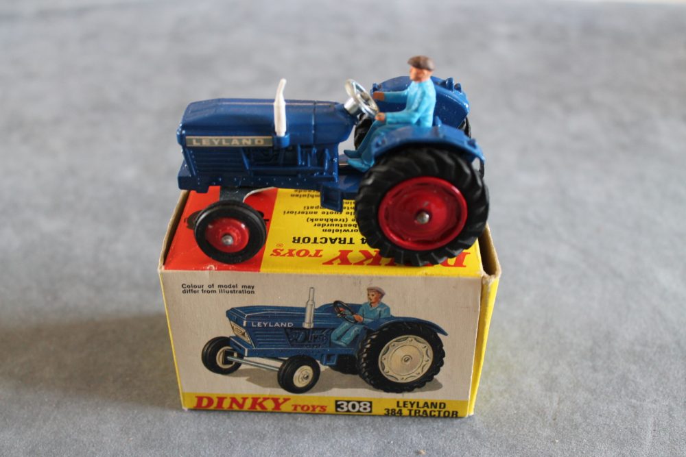 leyland 384 tractor scarce issue dinky toys 308