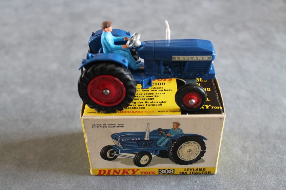 leyland 384 tractor scarce issue dinky toys 308 side