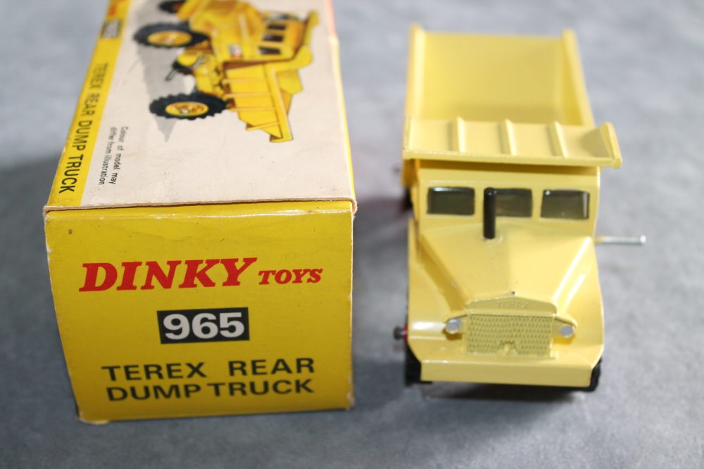 terex rear dump truck dinky toys 965 front
