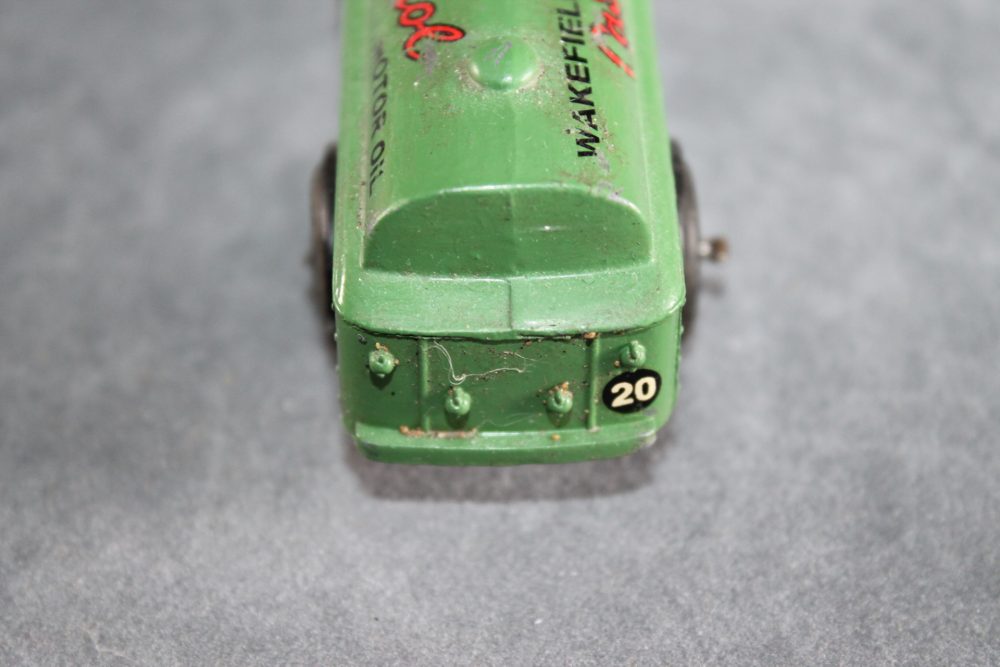 castrol petrol tanker type 2 pre war dinky toys 25d back