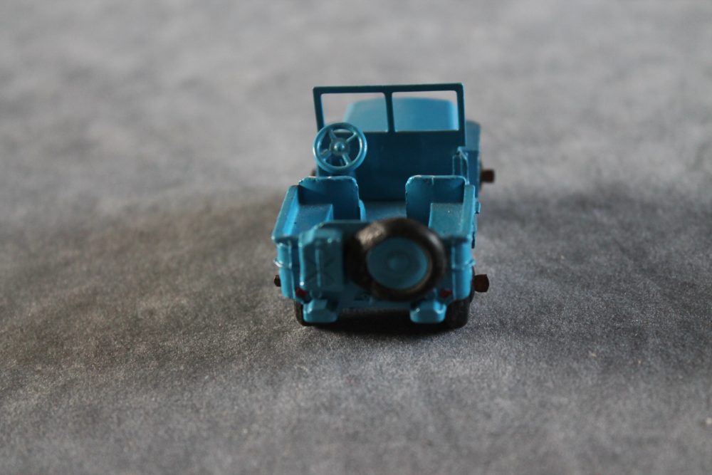 civilian jeep blue dinky toys 25j back