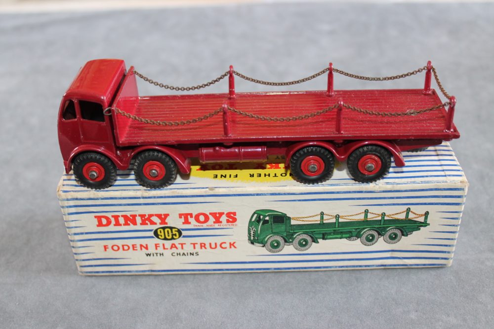 foden 2nd cab chain lorry dinky toys 905