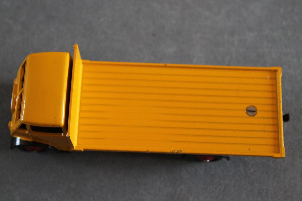 guy flat truck yellow dinky toys 512 top