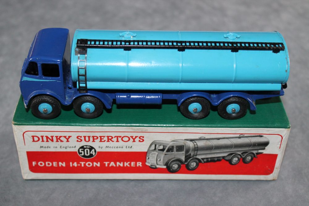 foden tanker 1st cab dinky toys 504