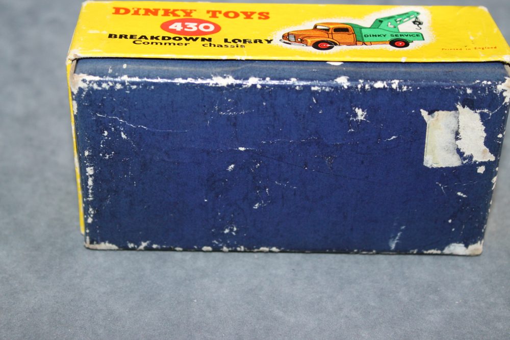 commer breakdown lorry dinky toys 430 box base
