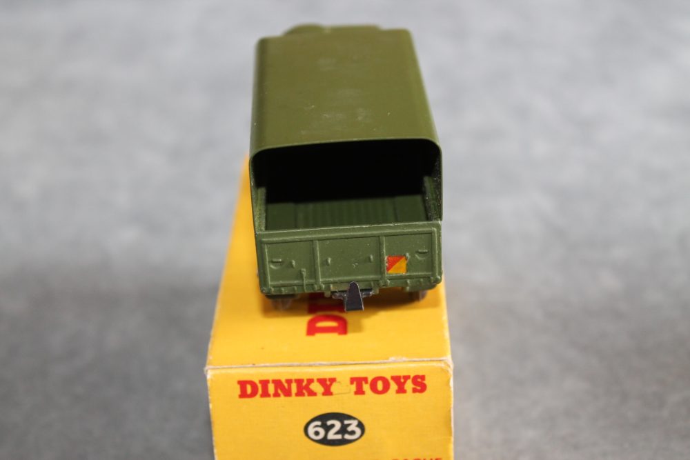 army covered wagon dinky toys 623 back